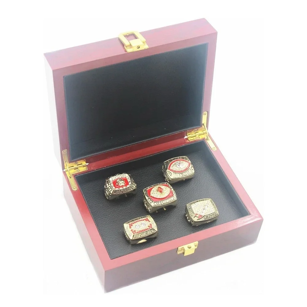 Washington Redskins Championship Ring Set Size 11 Display Redskins